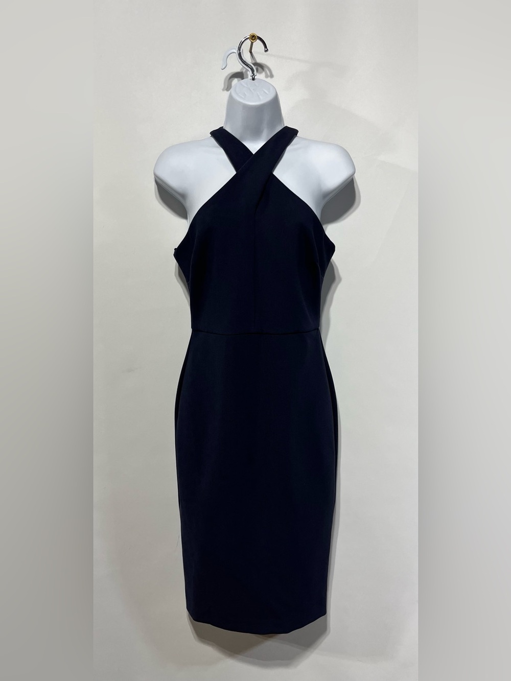 LIKELY Carolyn Halter Sheath Dress In Navy Blue Size 6 New With Tags